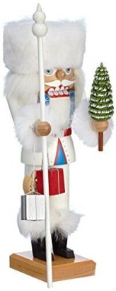 Frosty Fir Santa Nutcracker