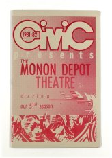 Monon Depot Theatre Season Brochures