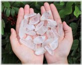 Natural Clear Quartz Mineral Points - 1/2 lb Bulk Lot