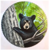 Woodland Wildlife Saw Blade Art