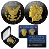 Centennial Tribute Coin in Black Ruthenium and 24K Gold with Presentation Box
