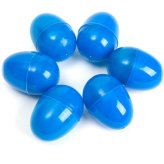 Blue Plastic Easter Vending Eggs Set