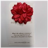 Crimson Blossom Lapel Pin