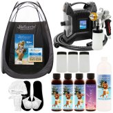 Radiant Glow Airbrush Tanning Kit with Ultra Pro Plus System and Dk Belloccio Solution