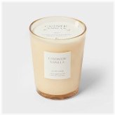 Ivory Cashmere Vanilla Glass Candle