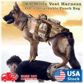 K9 Molle Vest with Detachable Pouches