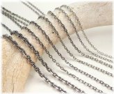 Silver Link Chain Necklace Collection