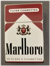 Silver Flip Top Cigarette Case