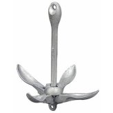 Fluke-Fold 3lb Galvanized Iron Anchor
