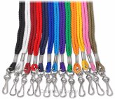 25-Pack Round Neck Lanyards Set