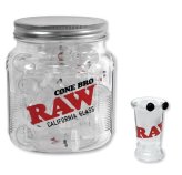 Glass Cone Holder for Rolled Cigarettes by RAW