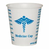 MediMeasure Wax Coated Medicine Cups