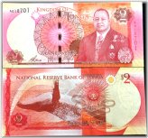 Tongan 2 Pa'anga 2015 Banknote