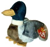 Quackers the Retired Mallard Beanie Baby