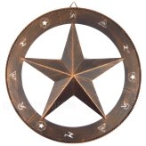 Rustic Lone Star Metal Wall Art