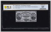 Frontier Specimen 15c Narrow Margin PCGS 63 (005)