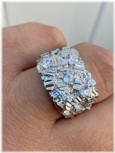 Sterling Nugget Ring