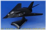 Stealth Fighter Miniature Model