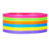 Rainbow Neon Jelly Bracelets Set