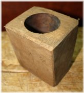 Rustic Sugar Mold Candle Holder