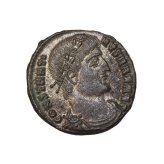 Constantine's Silvered Bronze Follis from Cyzicus RIC.59