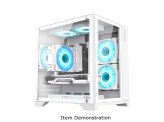 White Infinity Flex PC Case