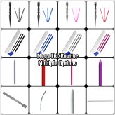 Colorful Stitching Tool Set - Mega Fid/Knotter with Needle Types 1, 2, and 3