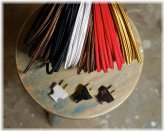 Rayon Cloth Covered Lamp Cord and Plug Kit