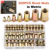 Zinc Steel Rivet Nut Assortment Set