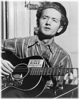 Vintage Woody Guthrie Guitar Print