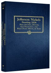 Jefferson Nickel 2004-2024 PD&S Mint Coin Album