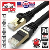 GoldLink RJ45 Ethernet Cable - High-Speed 40Gbps Network Patch Cable