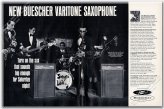 Vintage Print Ad for the 1967 Buescher 400 Saxophone Varitone