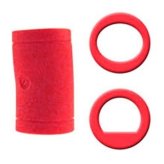 Quad Classic Red Bowling Finger Inserts Pack
