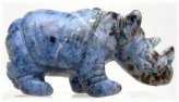 Sodalite Lapis Rhinoceros Figurine