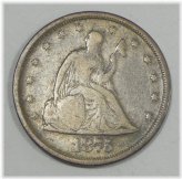 1875 Silver 20-Cents Coin - Very Good Condition
