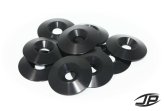 Black Anodized Countersunk Aluminum Seat Mounting Washers (Set of 10)