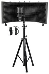 Complete Recording Bundle with Microphone, Shield, Mount, Filter, and Stand