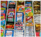 Vintage Baseball Card Collection - 300 Unopened Packs