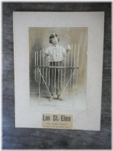 Vintage Vaudeville Portrait: Leo St. Elmo with Concert Chimes