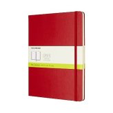 Crimson XL Blank Page Journal