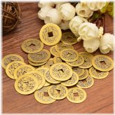 Fortune Blessing Brass Coin Set