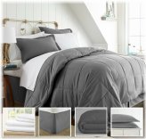 Kaycie Gray Basics Bedding Set - 8 Piece Hypoallergenic Collection