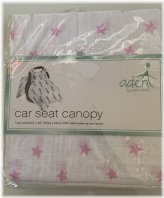 Starry Pink Cotton Canopy Cover