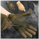 CombatPro Gloves: Durable Full-Fingered Tactical Gear for Outdoor Adventures