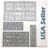 AlphaNumeric Stencil Set