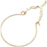 Elegant Gold Charm Pendant Holder