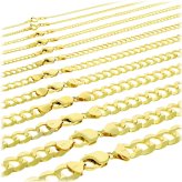 Golden Curb Chain Collection