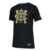 Black Monogram Foil Performance T-Shirt