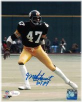 Steelers Legend Autographed 8x10 Photo by Mel Blount